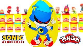 Metal Sonic Sürpriz Yumurta Oyun Hamuru Play Doh Sonic Boom Oyuncakları