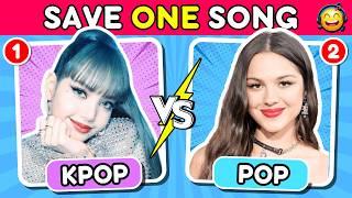 KPOP VS POP ️ Save One Drop One MEGA CHALLENGE 