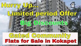 Gated Community flats for sale || flats for sale in kokapet || Flats in Narsingi || Hyderabad