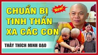 Sư thầy Thích Minh Đạo chia sẻ trước khi các cháu được đưa về trung tâm nhân đạo