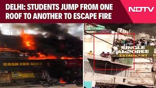 Rajouri Garden Fire News | Students Jump From One Roof To Another After Fire At Delhi Restaurant