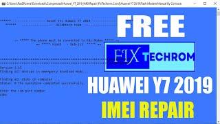 Huawei Y7 2019 IMEI Repair Tool 2024 Free Download | No Need Auth