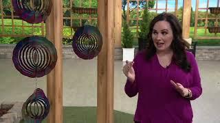 Colorful Hanging 3D Spiral Wind Spinner on QVC