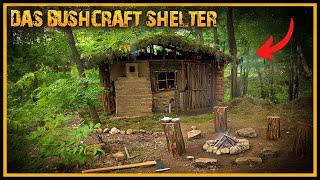 Bushcraft Survival Shelter mit Kamin – Start to Finish by Naturensöhne