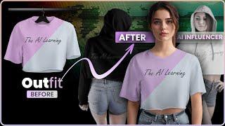 AI Outfit Generator for Free | Generate Custom dress for AI Influencer | Cloth Swap AI Tool 2024