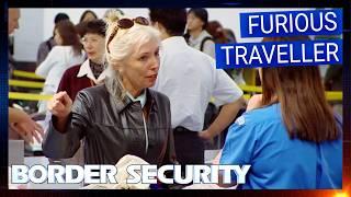 Passenger Erupts Over Search of Unusually Heavy Bag | S2 Ep 2 | Border Security Australia