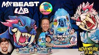 MrBeast Lab Cryo Lab Melt The Ice Panther & Tiger Toy Action Figures AdventureFun Toy review!