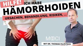 HÄMORRHOIDEN - Ursachen, Behandlung, OP, Risiken