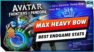 Crafting The BEST Bow With Maximum Stats in Avatar Frontiers of Pandora