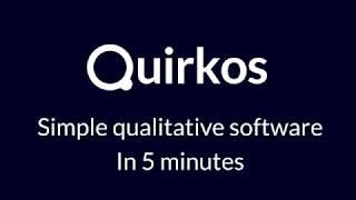 Learn qualitative analysis with Quirkos 2 in just 5 minutes!