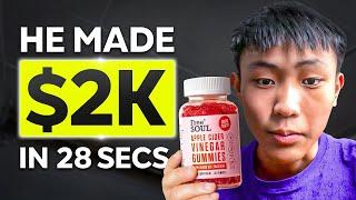 He made £2k with TikTok Shop Affiliate with 1 video .. here’s how