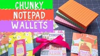 Chunky Notepad Wallets • Using Dollar Tree Notepads | Rediscover Your Stash 2020