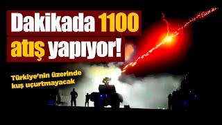 Türkiye'nin üzerinde kuş uçurtmayacak: Dakikada 1100 atış yapıyor! | Korkut hava savunma sistemi