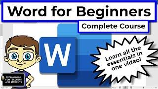 Microsoft Word for Beginners - The Complete Course