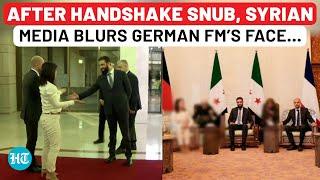 German Minister Humiliated In Syria? Media Blurs Images After Golani’s Handshake Refusal | Watch