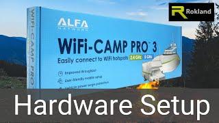 ALFA Network Wi-Fi Camp Pro 3 Hardware Setup Guide - connecting R36AH router, Tube-UAC2 & antenna