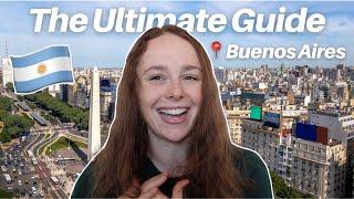 WHAT TO DO IN BUENOS AIRES, ARGENTINA 2024 | best tips from someone who lives here | travel guide 1