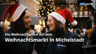 Die Weihnachtselfen auf dem Weihnachtsmarkt in Michelstadt - meine-news.TV