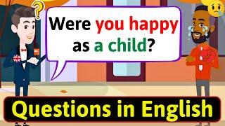 Improve English Speaking Skills (Common English questions) English Conversation Practice