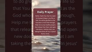 Simple daily prayer #simpleprayer #amen #faith #pray