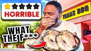 I Ate The WORST BBQ In Dallas Tx....