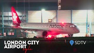 London City Airport Live - 22nd November 2024 - Night Stream