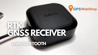 AN EXTREMELY HIGH ACCURACY RTK GNSS Receiver for Computers, Phones, Tablets || TOP608BT