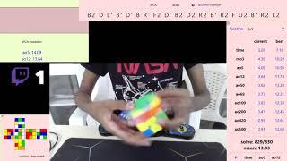 9.81 3x3 Solve On My Twitch Stream