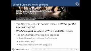 DomainTools Whois Tutorial