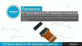 New Product Brief: CF1 Series Board-to-FCP Automotive Connectors