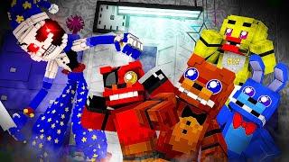 THE SECRET PIZZERIA! FNAF KIDS Movie - Five Nights At Freddy's (Minecraft Roleplay)