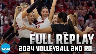 Nebraska vs. Miami (FL): 2024 NCAA volleyball second round | FULL REPLAY