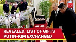 Kim Jong-Un's Gifts To Putin Revealed First Time After Russian Leader's North Korea Visit | Watch