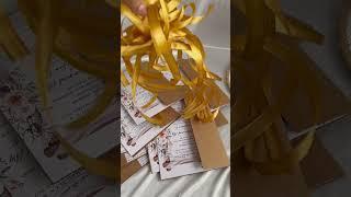 How to make Wedding invitation cards | invitation card making #tutorial #invitationcard #aavesham