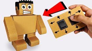 How to make a walking robot from cardboard