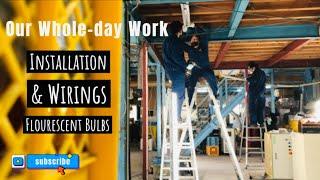 Work Vlog 04 | Installation and Wirings Flourescent Light Bulbs|OFWTRAINEE 4/13/22