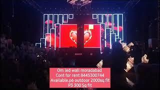 RCF original dj  sound nd led wall rent in moradabad nd ramnagar cont 8445300744(OM dj sound)