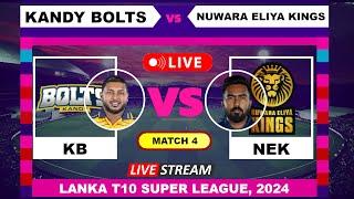 Live : Nuwara Eliya Kings vs Kandy Bolts