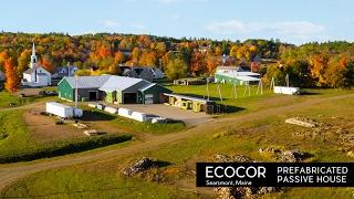 패시브 아키텍처 디자인 #99 | Ecocor - 조립식 패시브 하우스 | 메인 주 시어스몬트