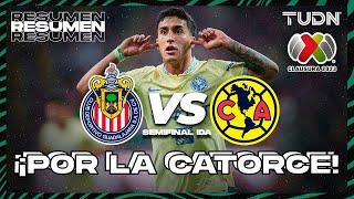 RESUMEN | Chivas vs América | Clausura 2023 - Semifinal IDA | TUDN