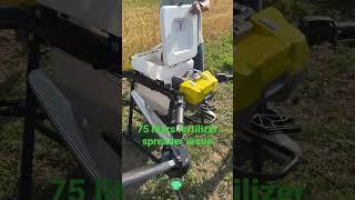 75 liters solid fertilizer spreader drone 40 liters agricultural sprayer drone #drone #sprayerdrone