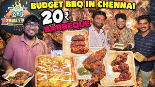 Scooterரில் உருவான Cheapest 20₹ BBQ Shop in Chennai | Smoke Station | Tamil Food Review