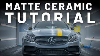 Matte Ceramic Coating Tutorial ft. 48 Detailing