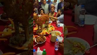 Bengali wedding food eating video || Best wedding video #wedding #shorts #food #eating #vairal