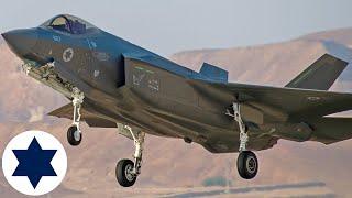 Israeli Air Force. Powerful F-35I Adir fighters take off on combat missions.