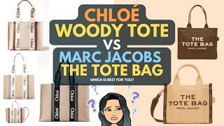 CHLOE WOODY TOTE VS MARC JACOBS THE TOTE BAG ️ ️ BEST TOTE BAG ? TOTE BAG COMPARISON ️ WORTH IT?