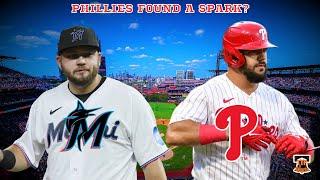 PHILLIES COME BACK TO BEAT THE MARLINS 9-5! KYLE SCHWARBER GRAND SLAM!! PLEASE BE A SPARK!!