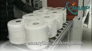 Automatic Jumbo tissue rolls shrink packaging machine maxi roll shrink wrap machine