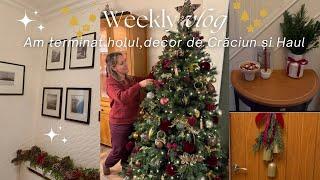 Am isprăvitAm terminat de Renovat HOLUL|Decor de Crăciun|Curățenie la etaj+haul cumpărături