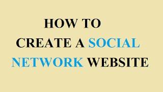 How To Make A Social Network Website in Just 3 Minutes using Jcow